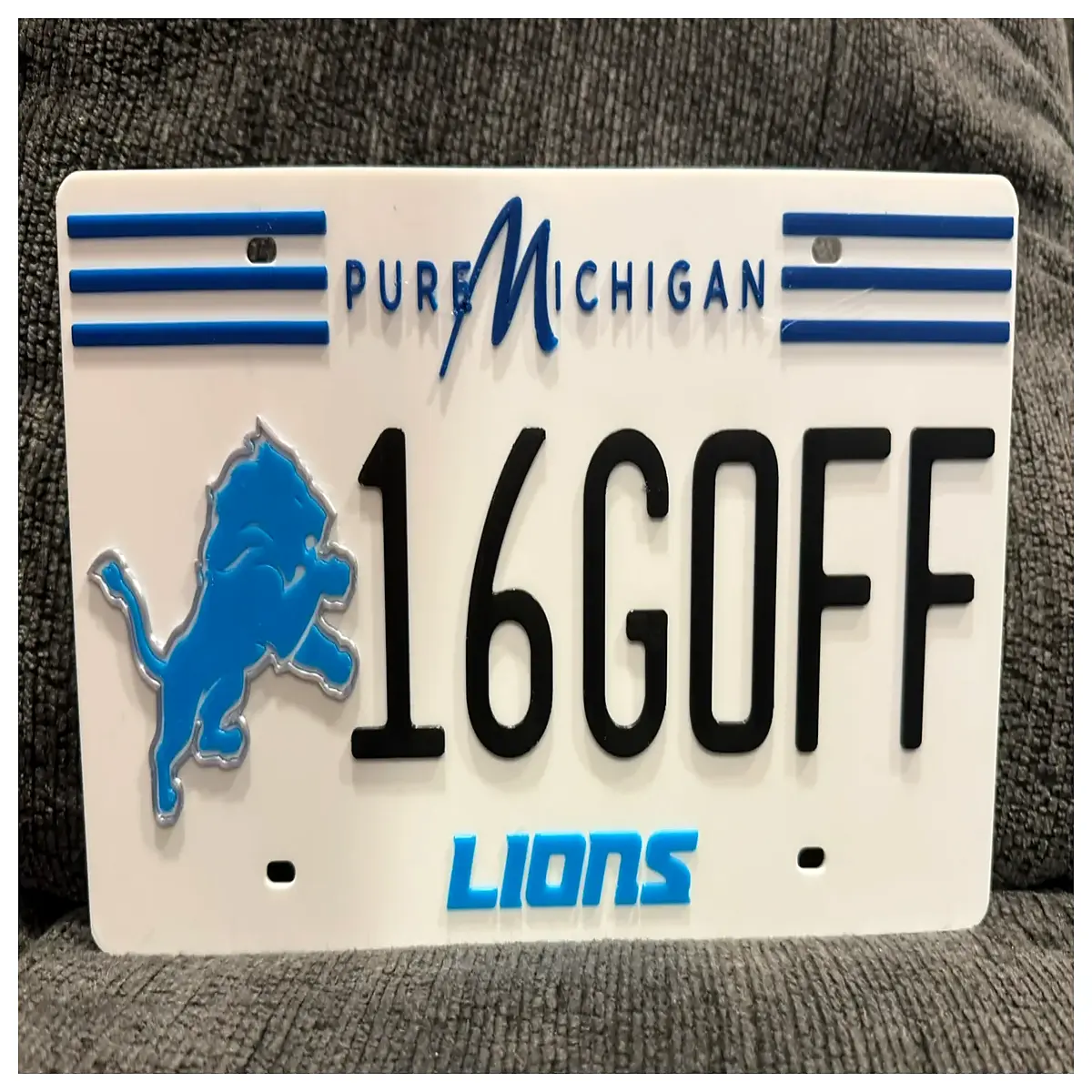 detroit lions license plate frame custom metal car tag supporter accessories
