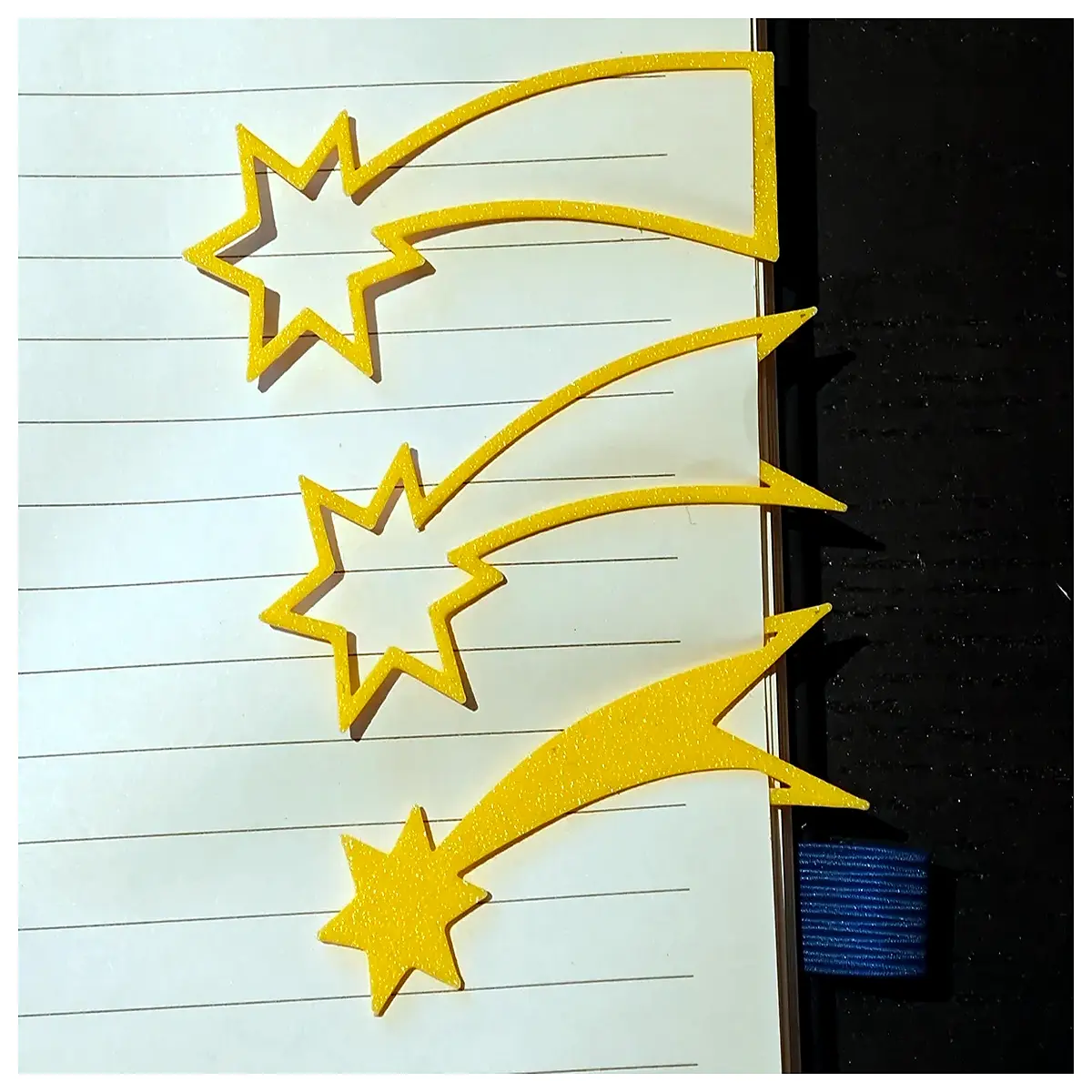 star shaped bookmark clips flip over metal page holders for reading lovers