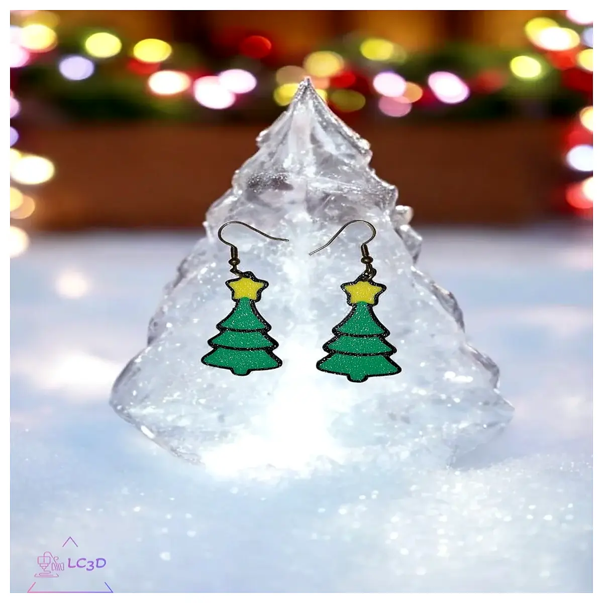 cute mini christmas tree earrings for women holiday party festive green gold silver stud jewelry xmas gifts