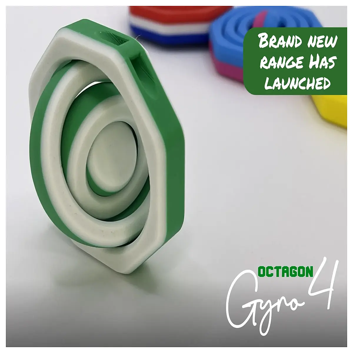octagonal spinning top toy for kids stress relief fidget gear anti anxiety desk gadget balance training