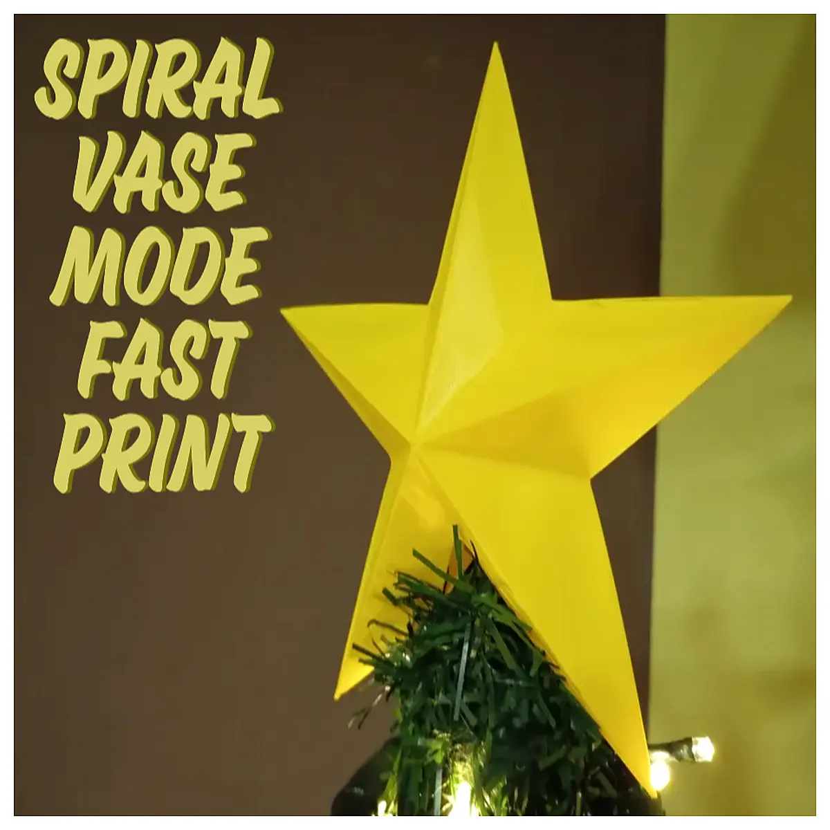 christmas tree topper star spiral vase ornament holiday decor