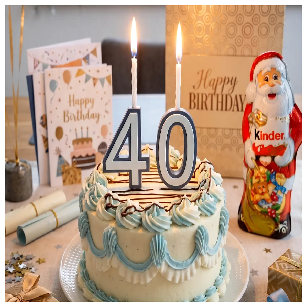 edible number candles for birthday cake silicone fondant toppers party decoration supplies