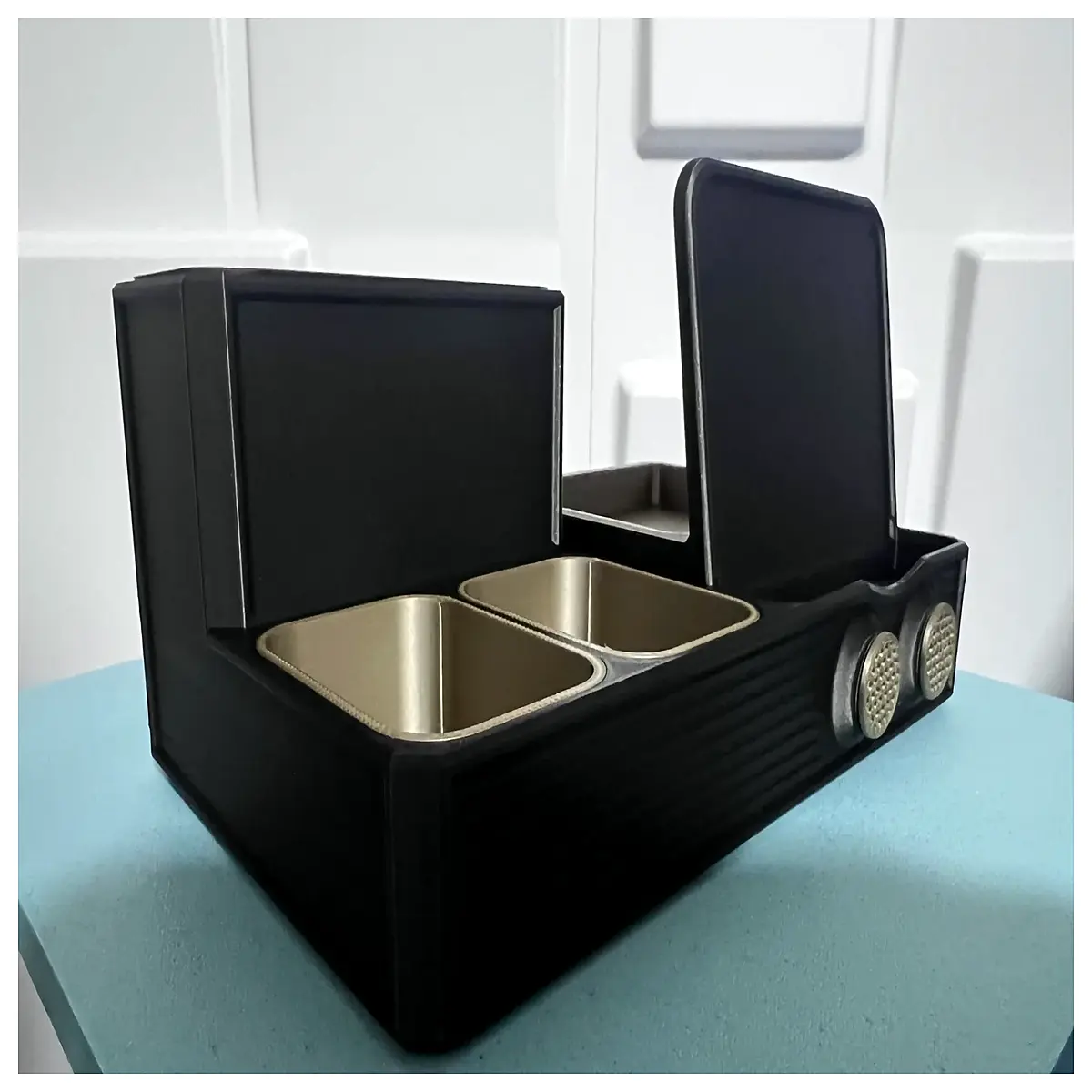 desktop sound amplifier for phone db gain speaker dock organizer passive audio booster holder