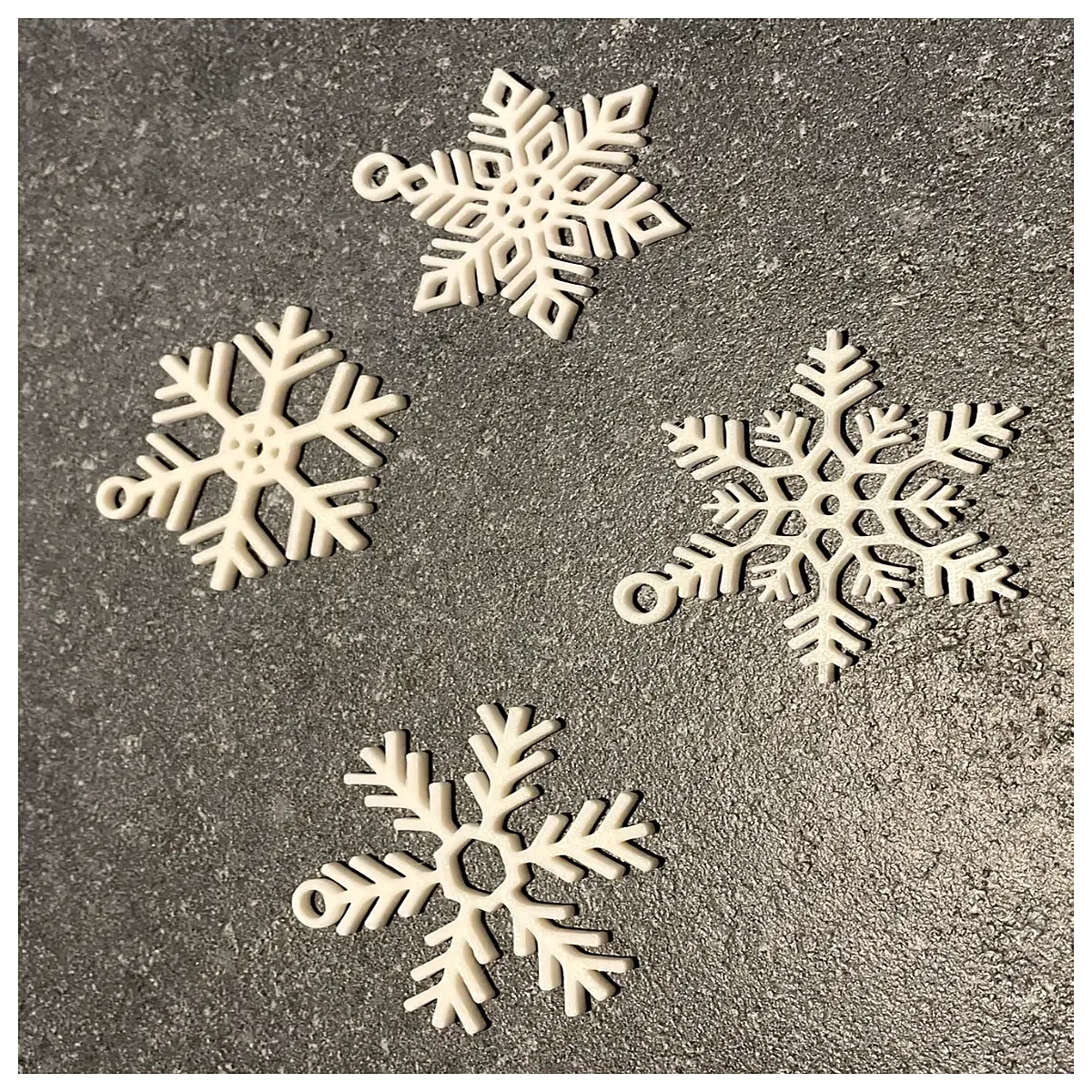 hanging snowflake ornaments for christmas tree winter window clings diy crafts