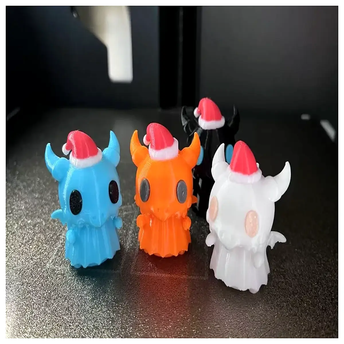 cute mini christmas dragon plush ghost toy for kids holiday party favors