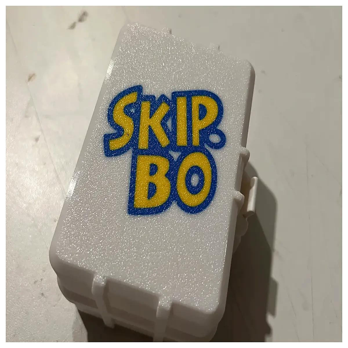 card storage box for skip bo cards deck organizer case travel card holder with sleeves