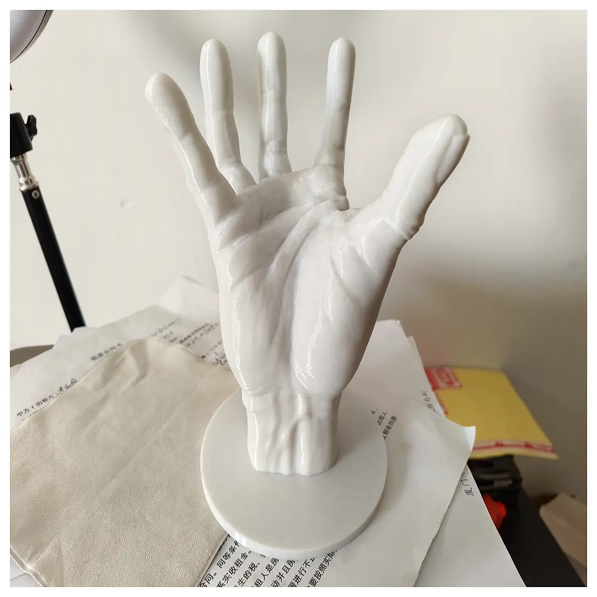realistic silicone hand prop for photography jewelry mannequin finger support