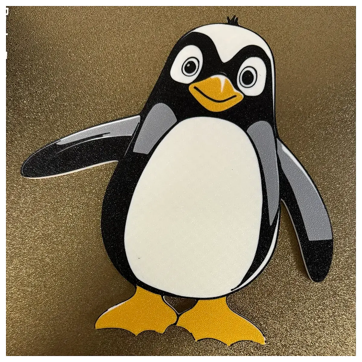 cute penguin plush toy smiling face happy holiday decor festive party kids