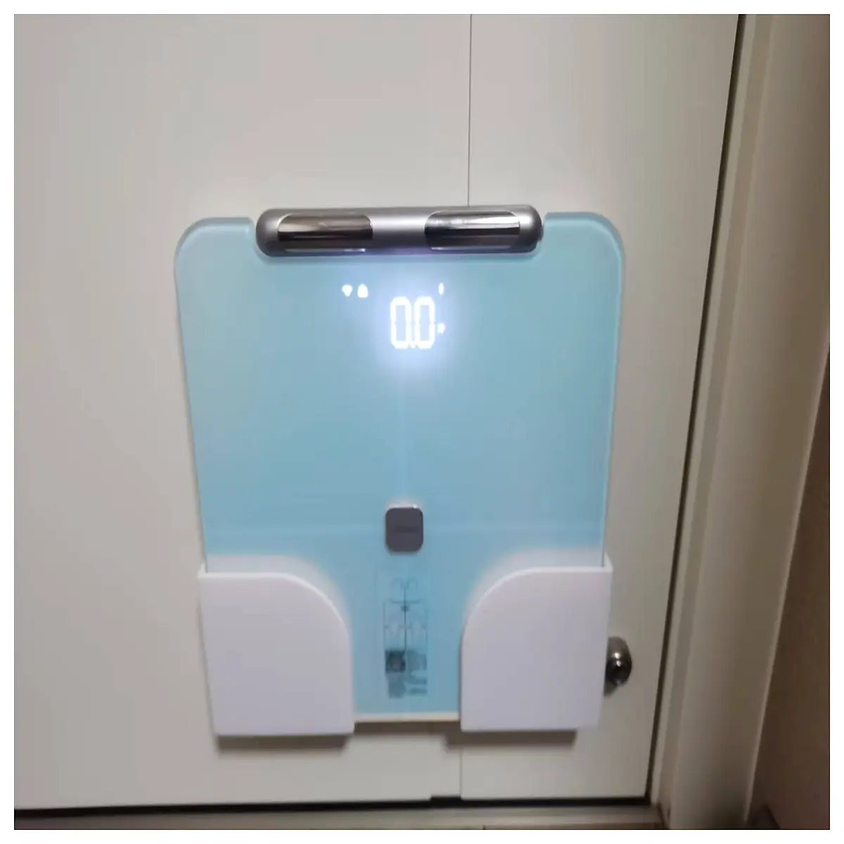 digital scale organizer for kitchen counter non slip shelf holder under weighing machine storage rack for items under 30mm thick