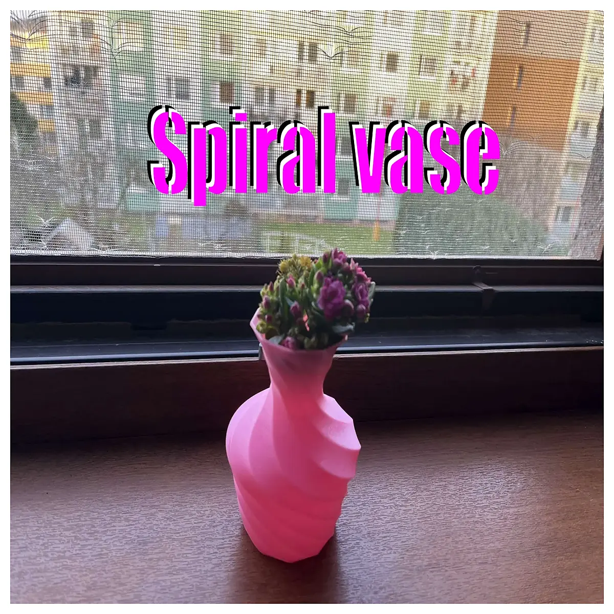 spiral vase modern geometric twisted glass home decor centerpiece for living room table