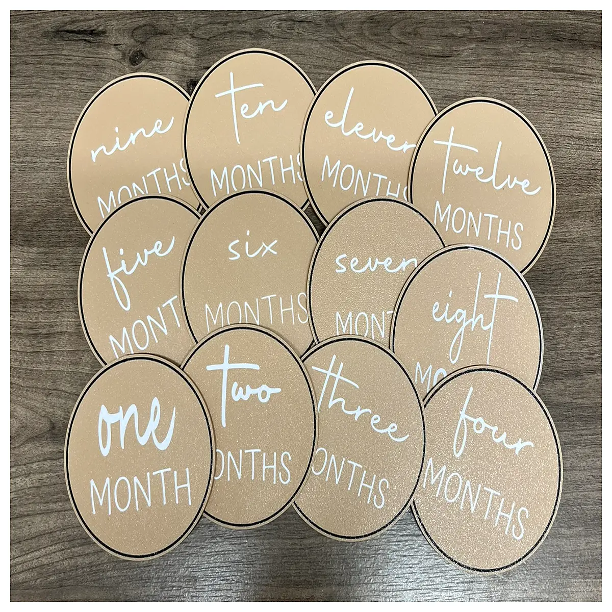 monthly milestone coaster set habit tracker desk mat progress journal accessories goal achievement women men