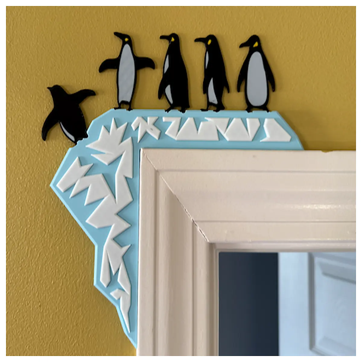 cute penguin door corner guards bumpers for baby proofing home safety wall protectors anti collision stickers