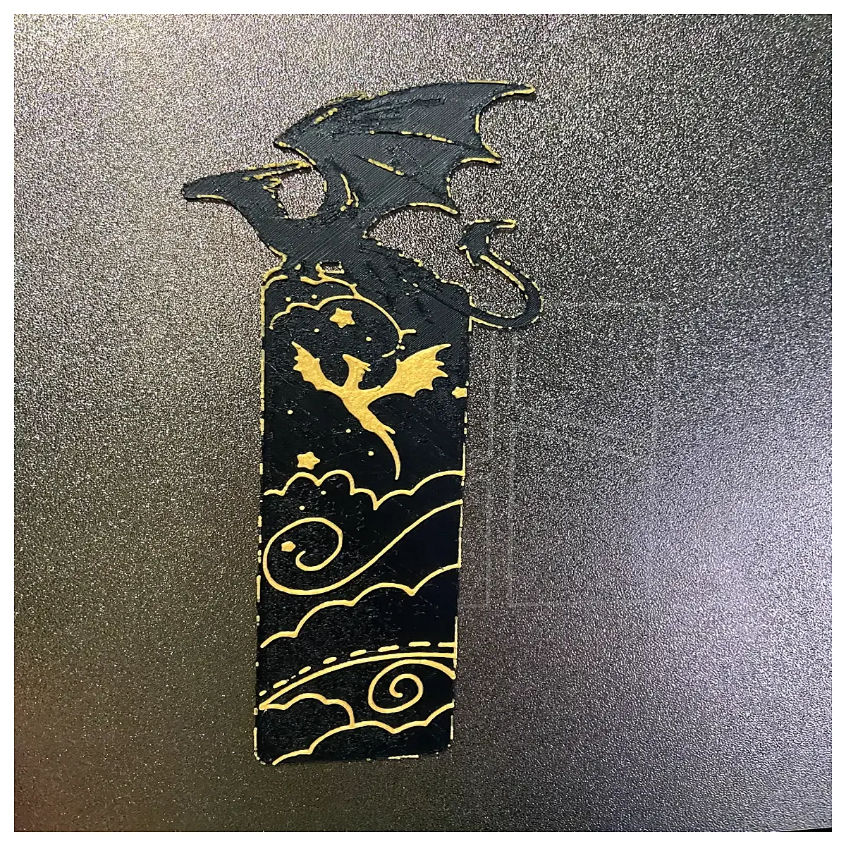 gold dragon bookmark for reading metal book marker with mythical beast design literary students and librarians