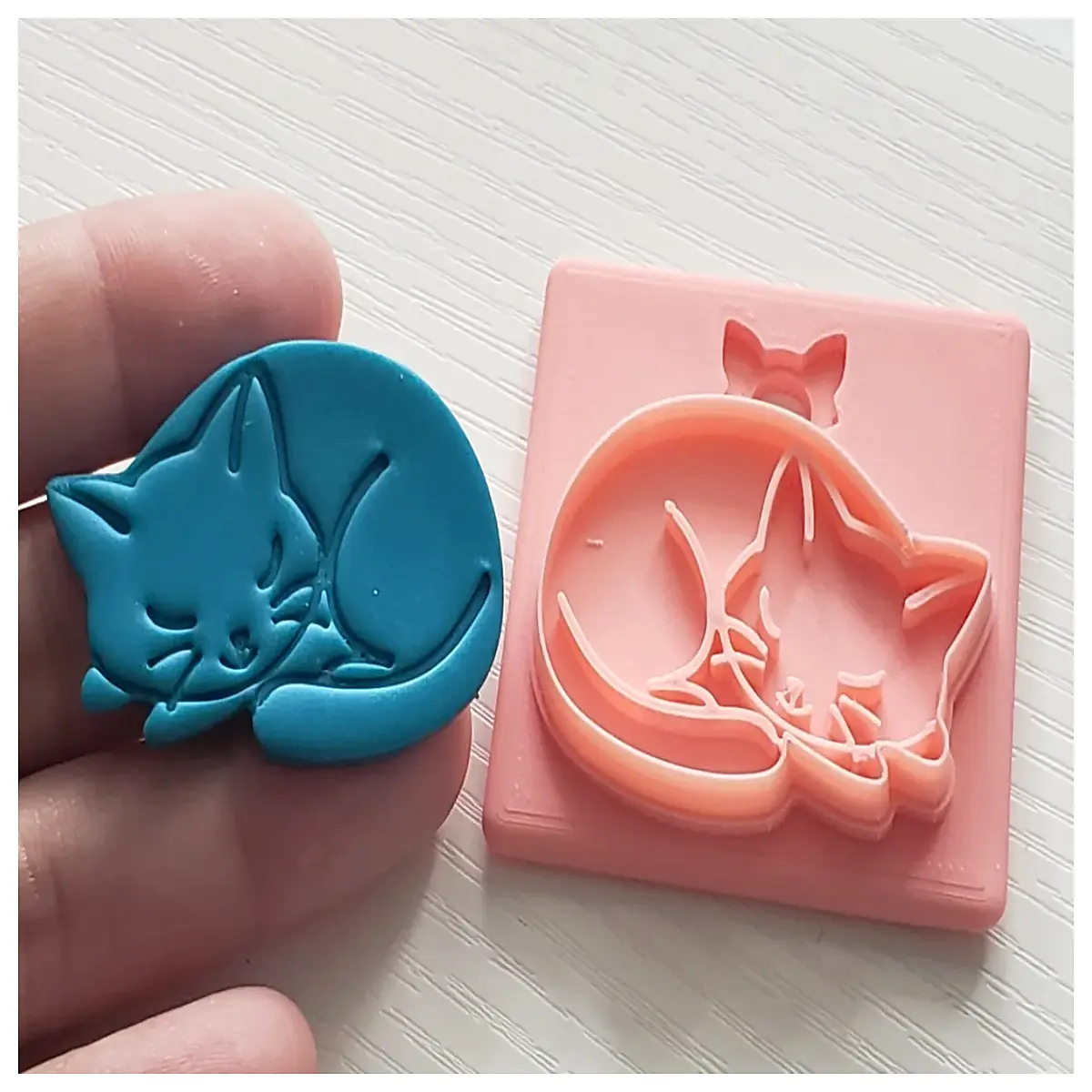curled up sleeping cat stud earrings for women cute animal jewelry gift