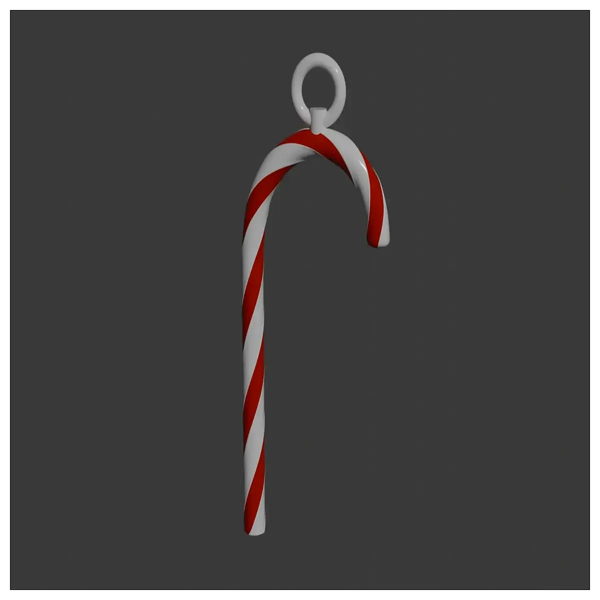 holiday decor candy cane tree ornament festive red white striped decoration for christmas tree
