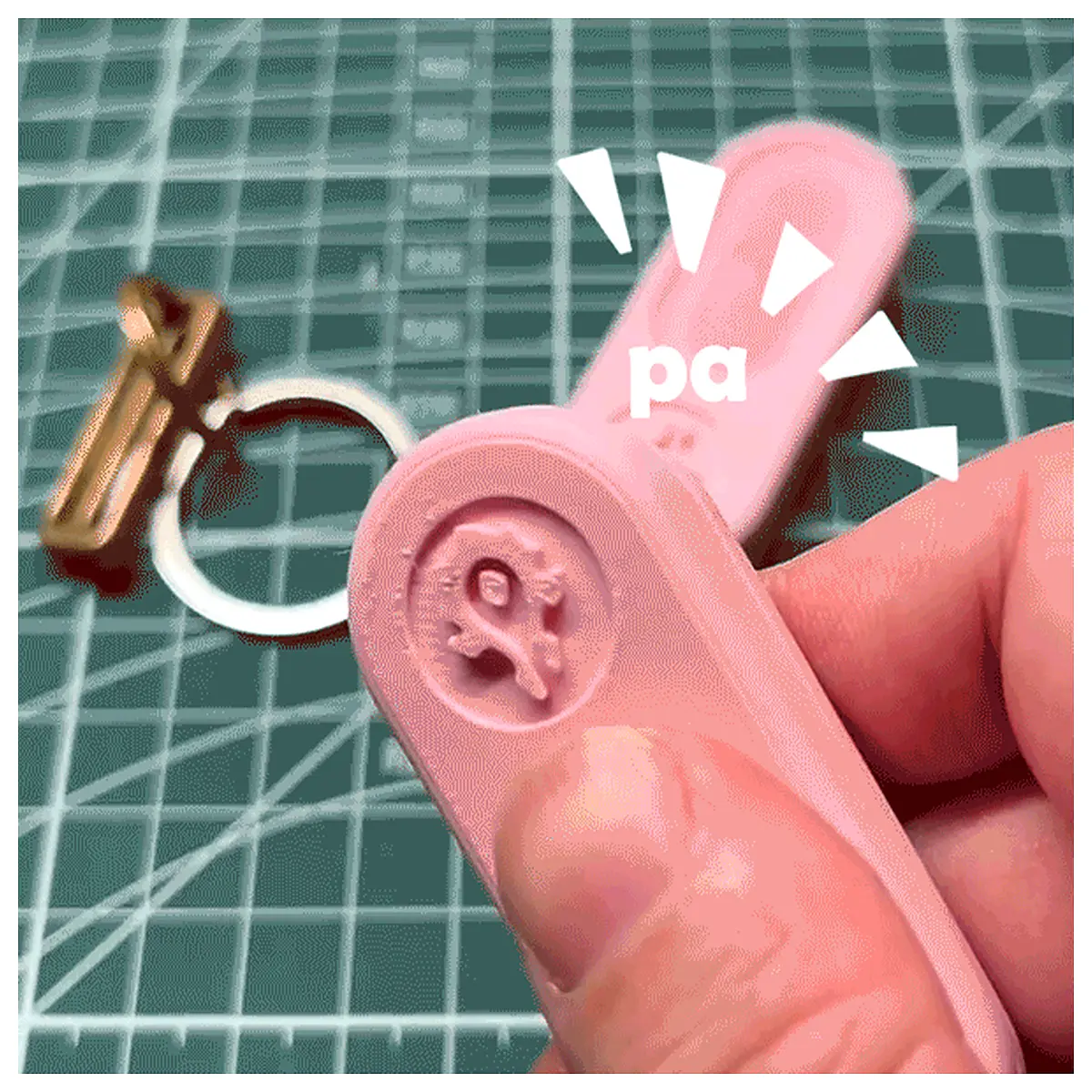 stress relief keychain fidget toy anti anxiety squishy squeeze keyring for adults kids pocket sensory tool