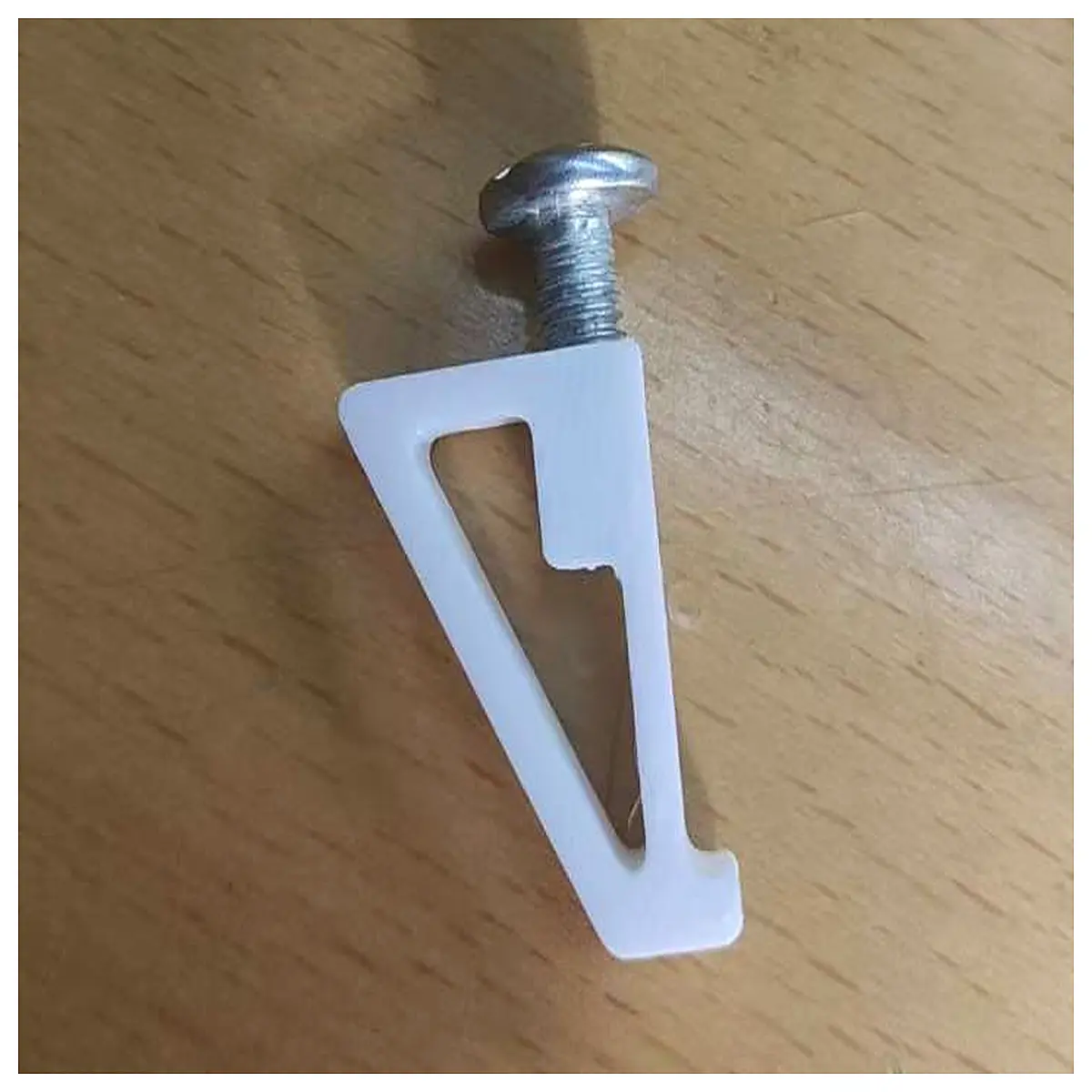 duty wall mount hook with m6 threaded insert for industrial shelving and equipment hanging