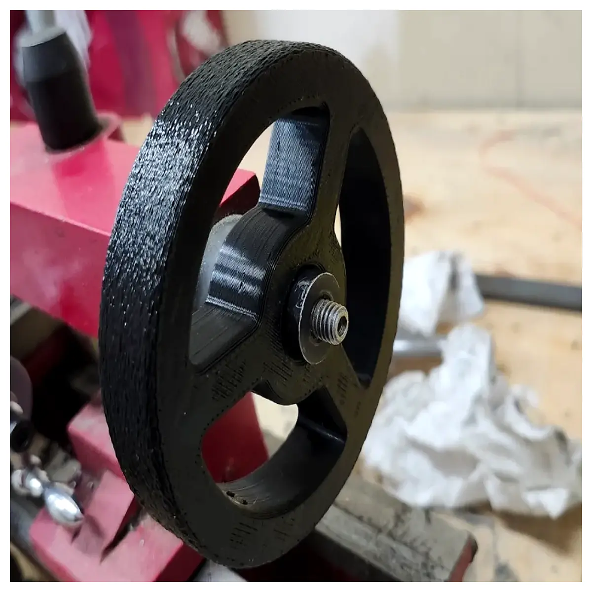 mini lathe tailstock handwheel replacement part for harbor freight tools