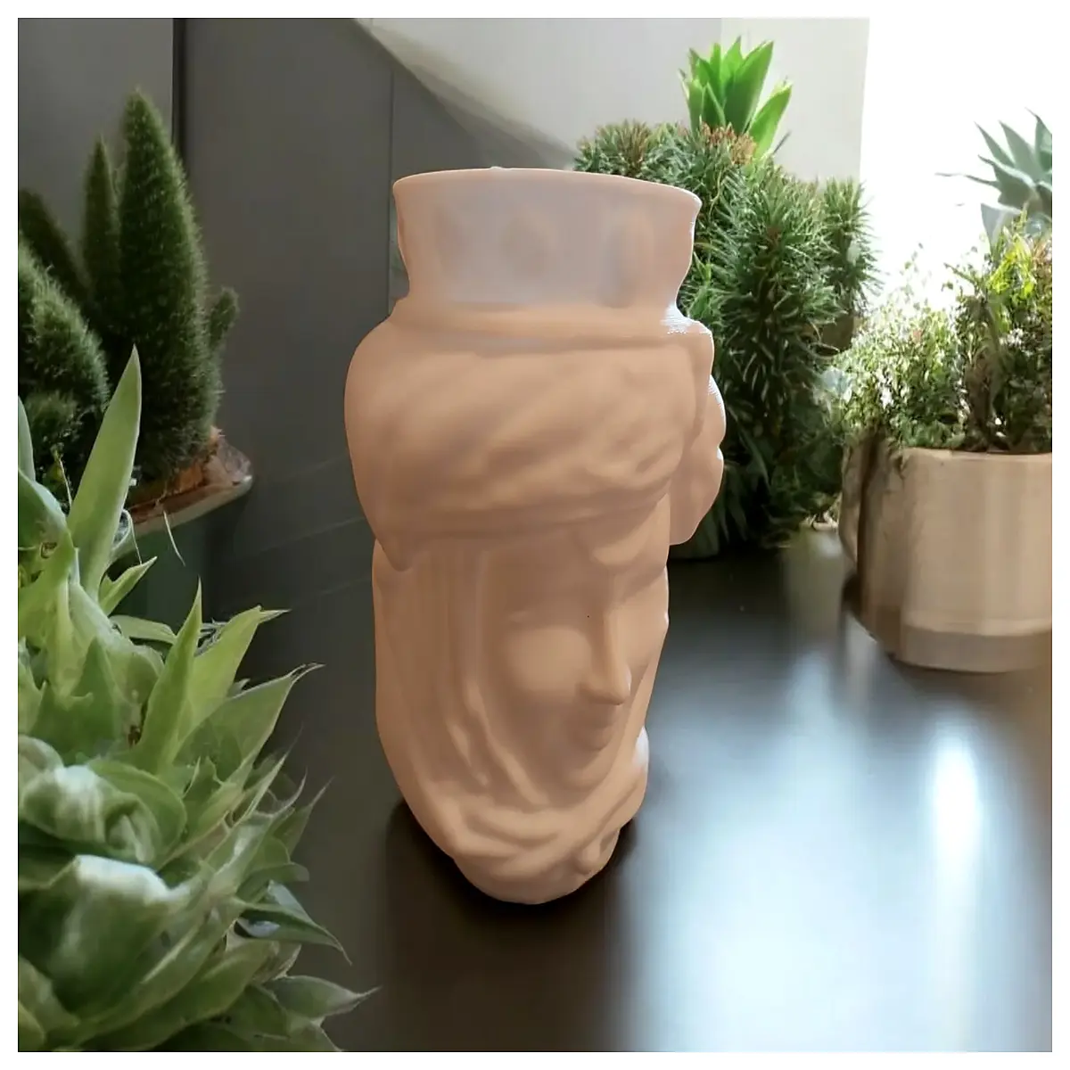 vase ceramic succulent planter home decor centerpiece floral arrangement container