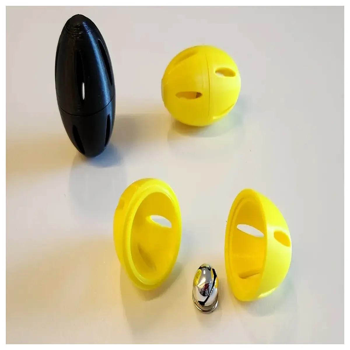 clip on cat bell toy interactive hanging pendant for collar enrichment play