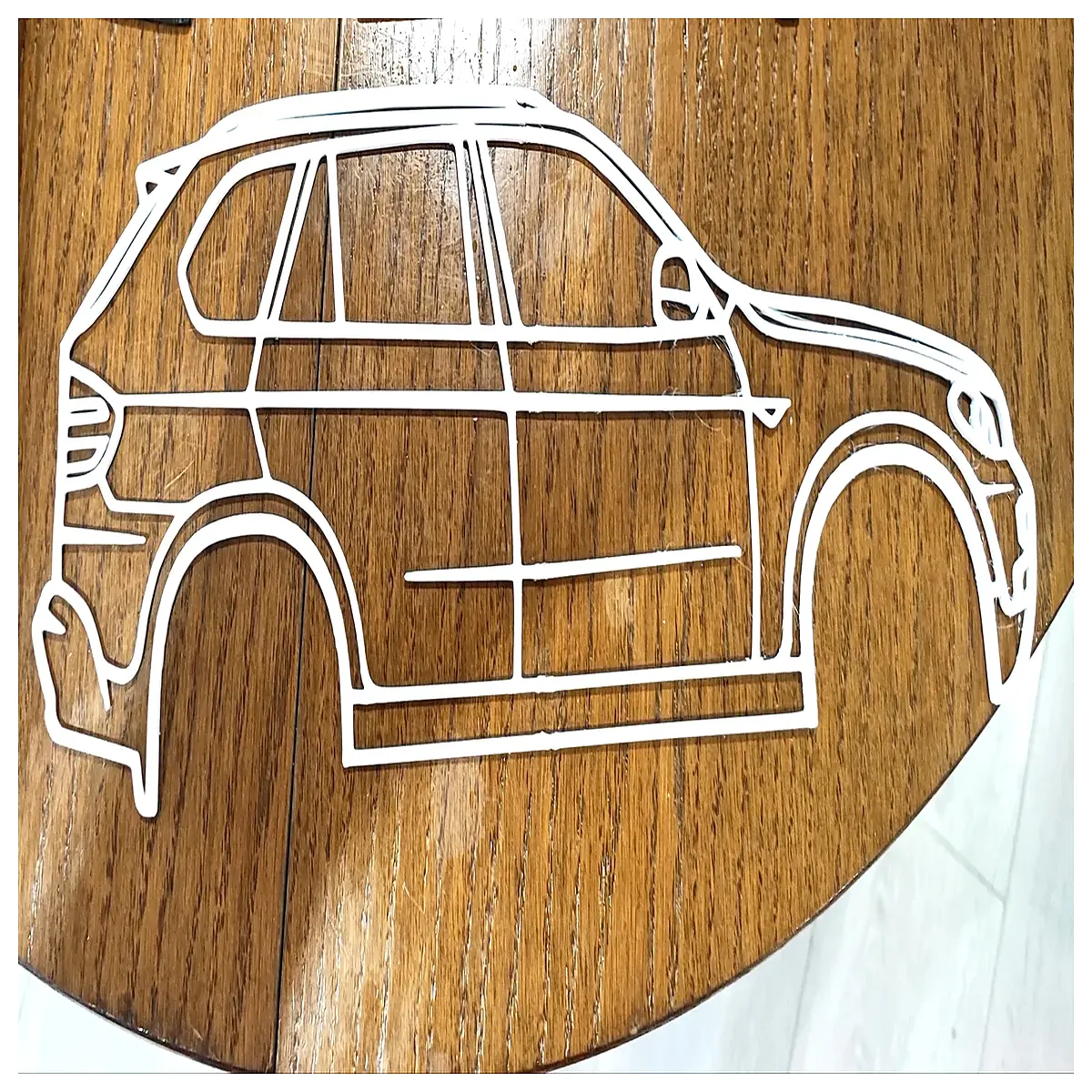 x5 e70 silhouette wall art metal sign car decor garage room accent