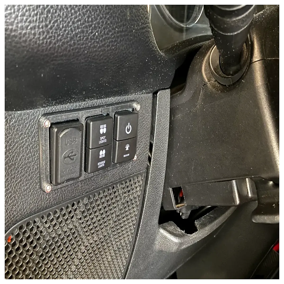 jk jl dashboard switch panel 3 rocker switches aftermarket wiring harness installation