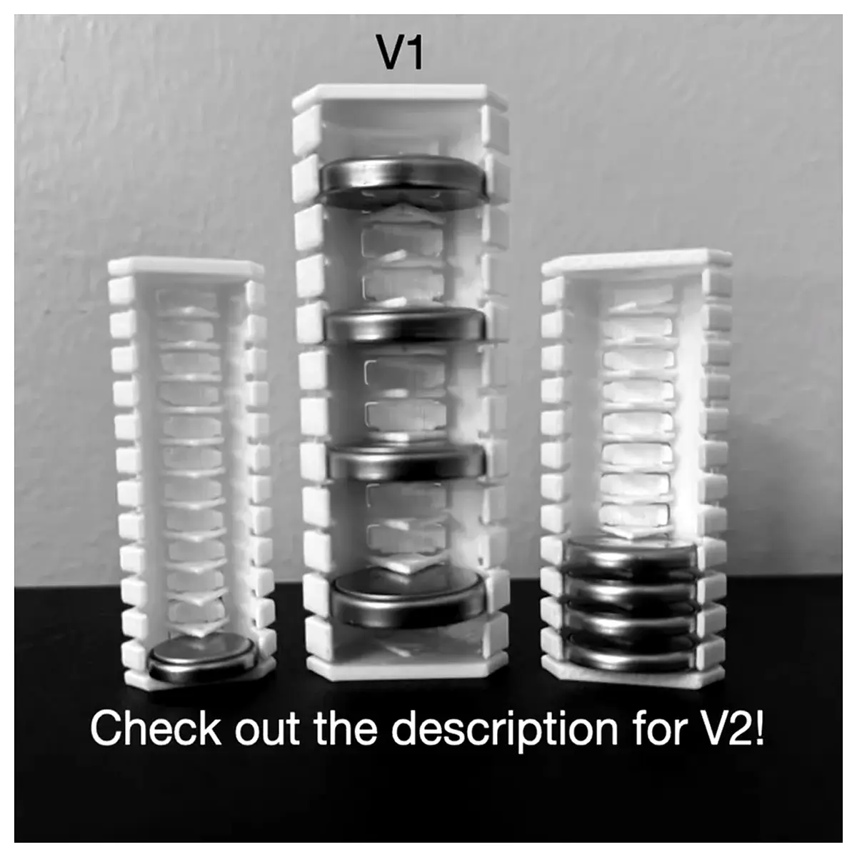 coin cell battery organizer box with compartments for cr2032 cr2025 lr44 button cells storage case
