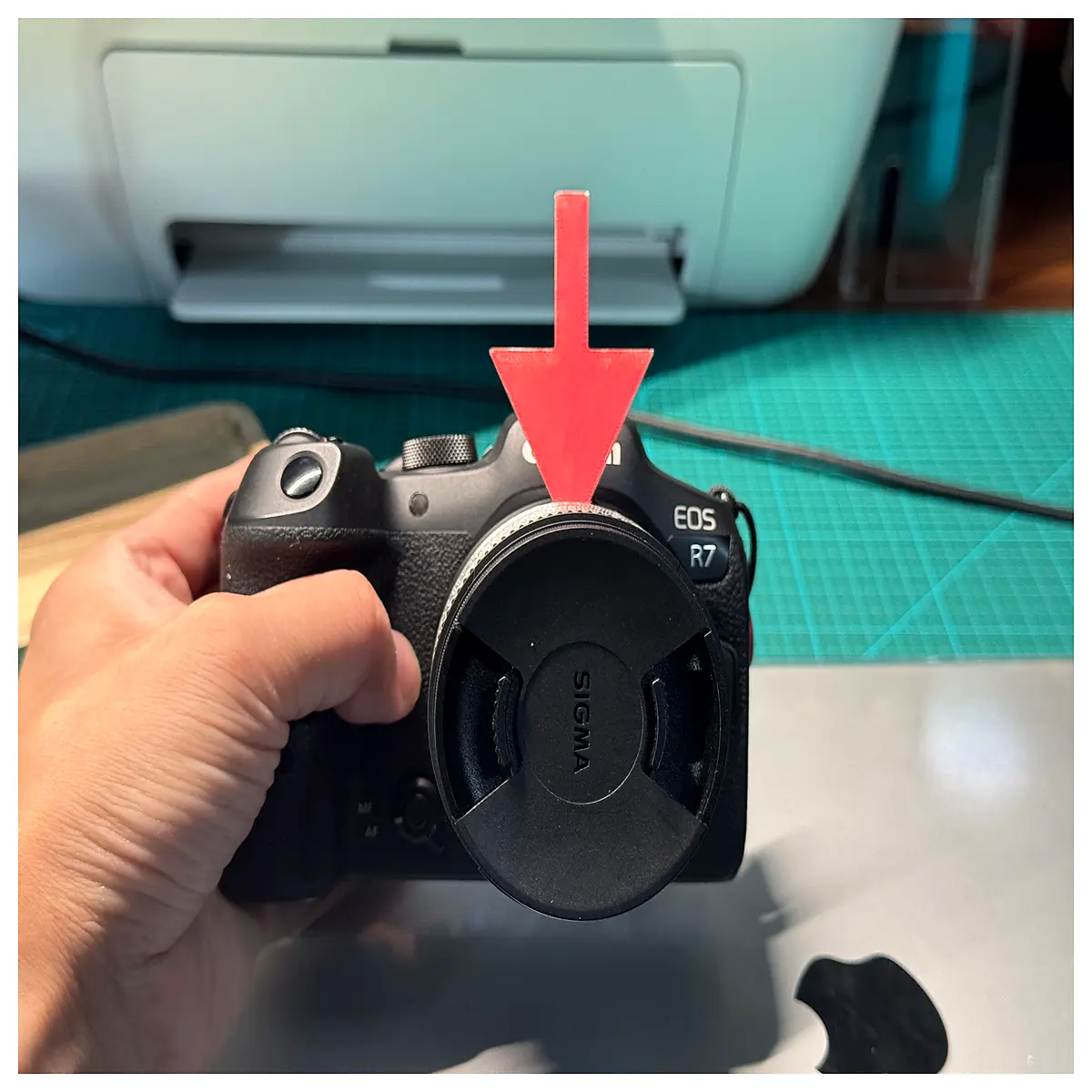 lens cap reminder sticker camera lens position indicator tag photography gear organizer