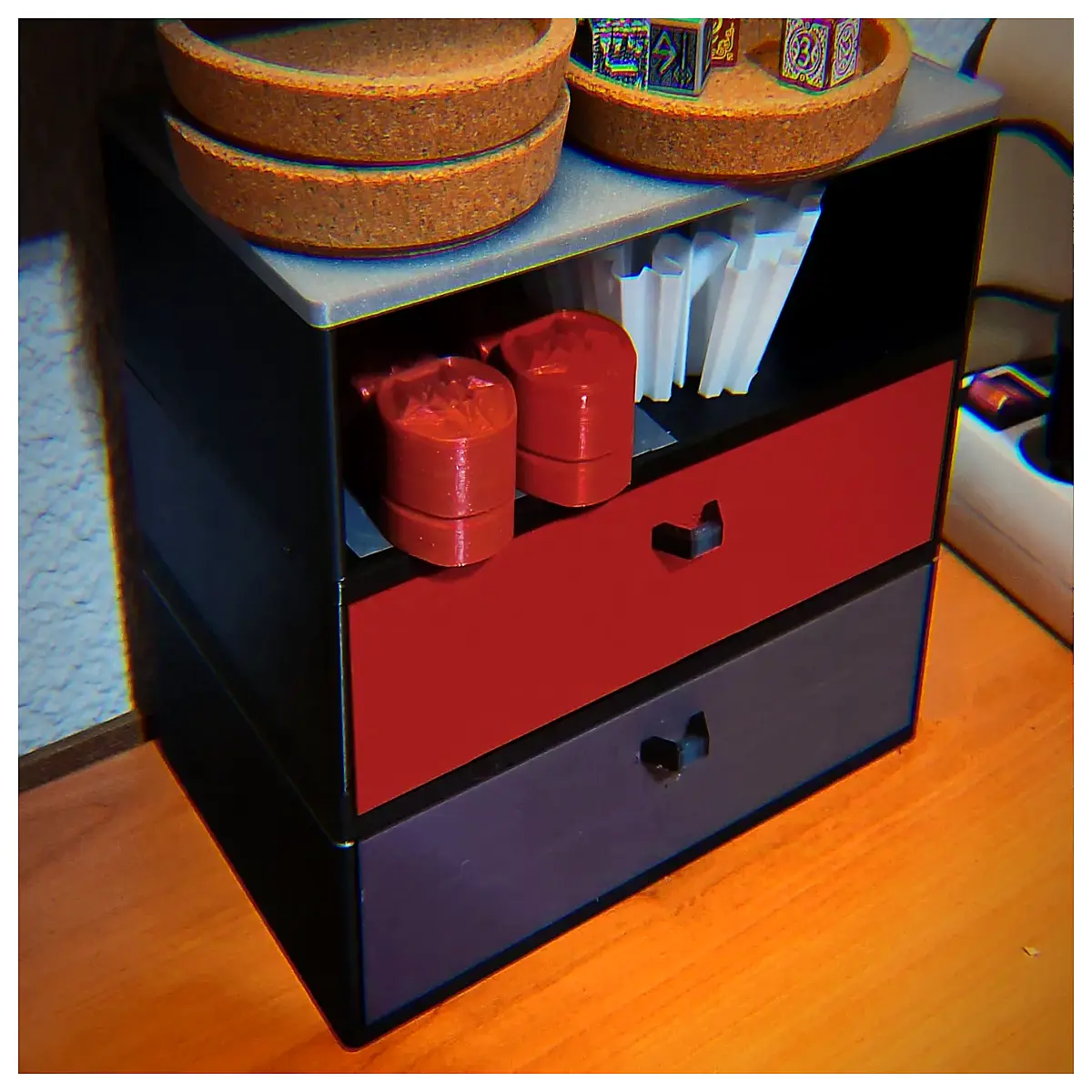 stackable storage bins with lids plastic organizers for closet pantry shelves duty modular boxes