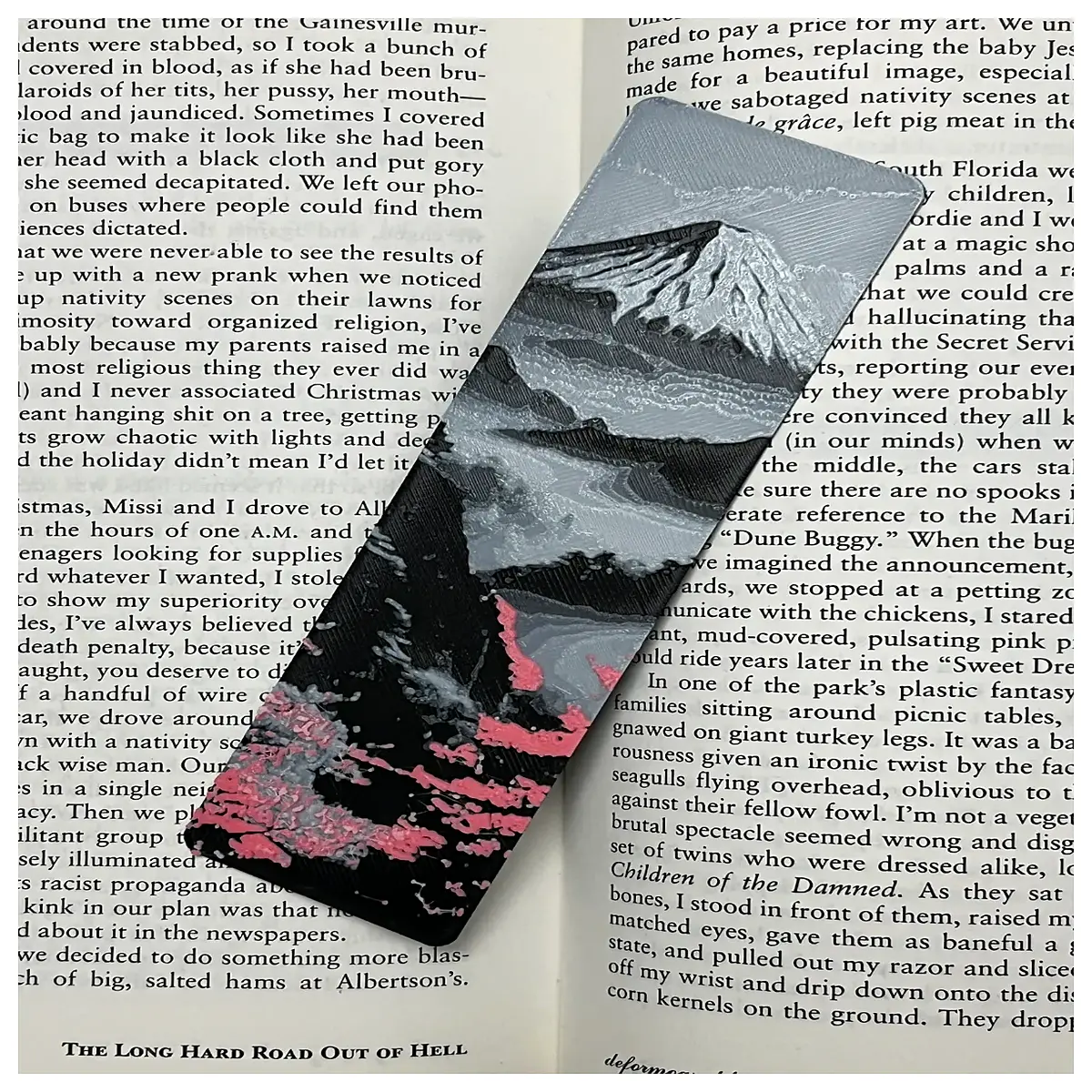 cherry blossom bookmark aesthetic kawaii paper clip reading girls students library decor