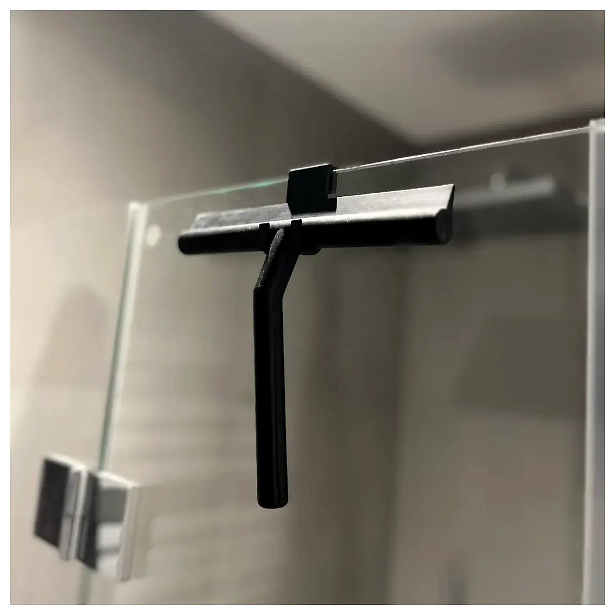 bathroom shower squeegee holder wall mount hook organizer for glass cleaner tool storage