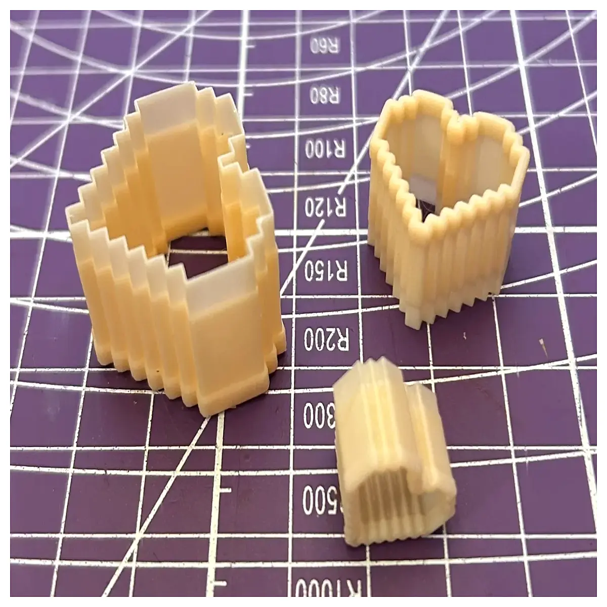 pixel cookie cutter fondant baking tools