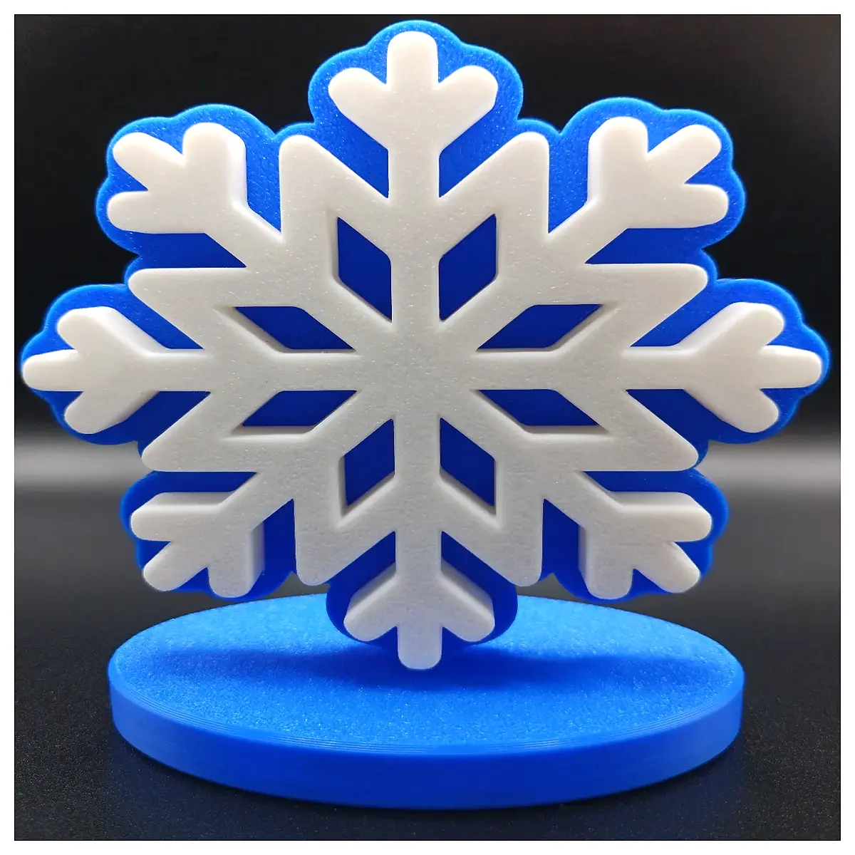 snowflake ornament with for table decor winter holiday centerpiece frosted glass snowflake base