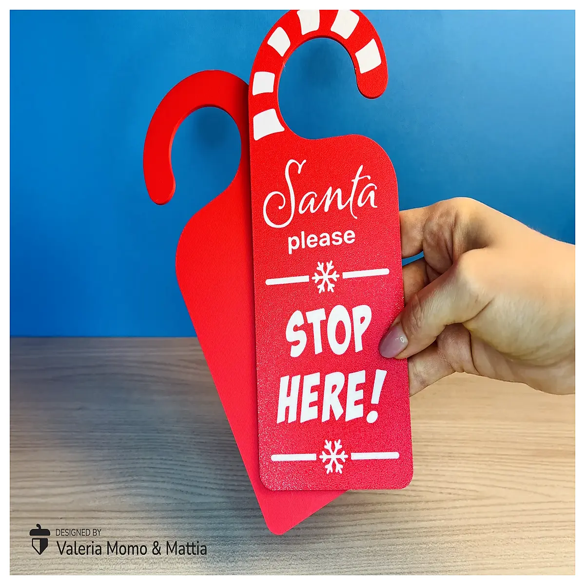 santa please stay here door sign christmas decoration holiday decor for front door festive xmas window sticker