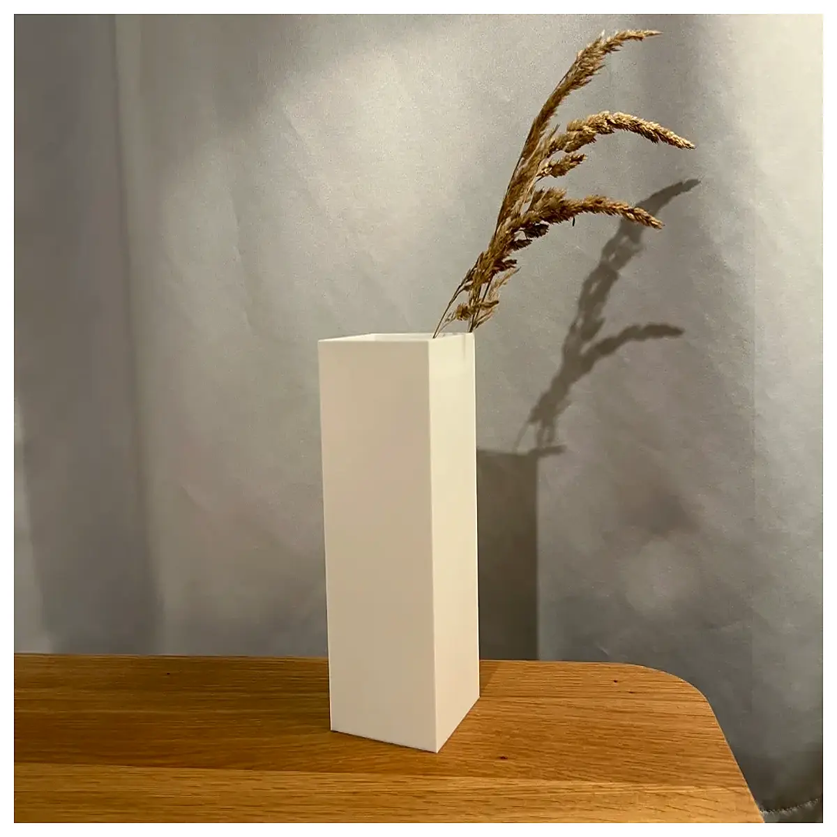 modern square ceramic vase for home decor minimalist geometric flower holder contemporary table centerpiece for living room