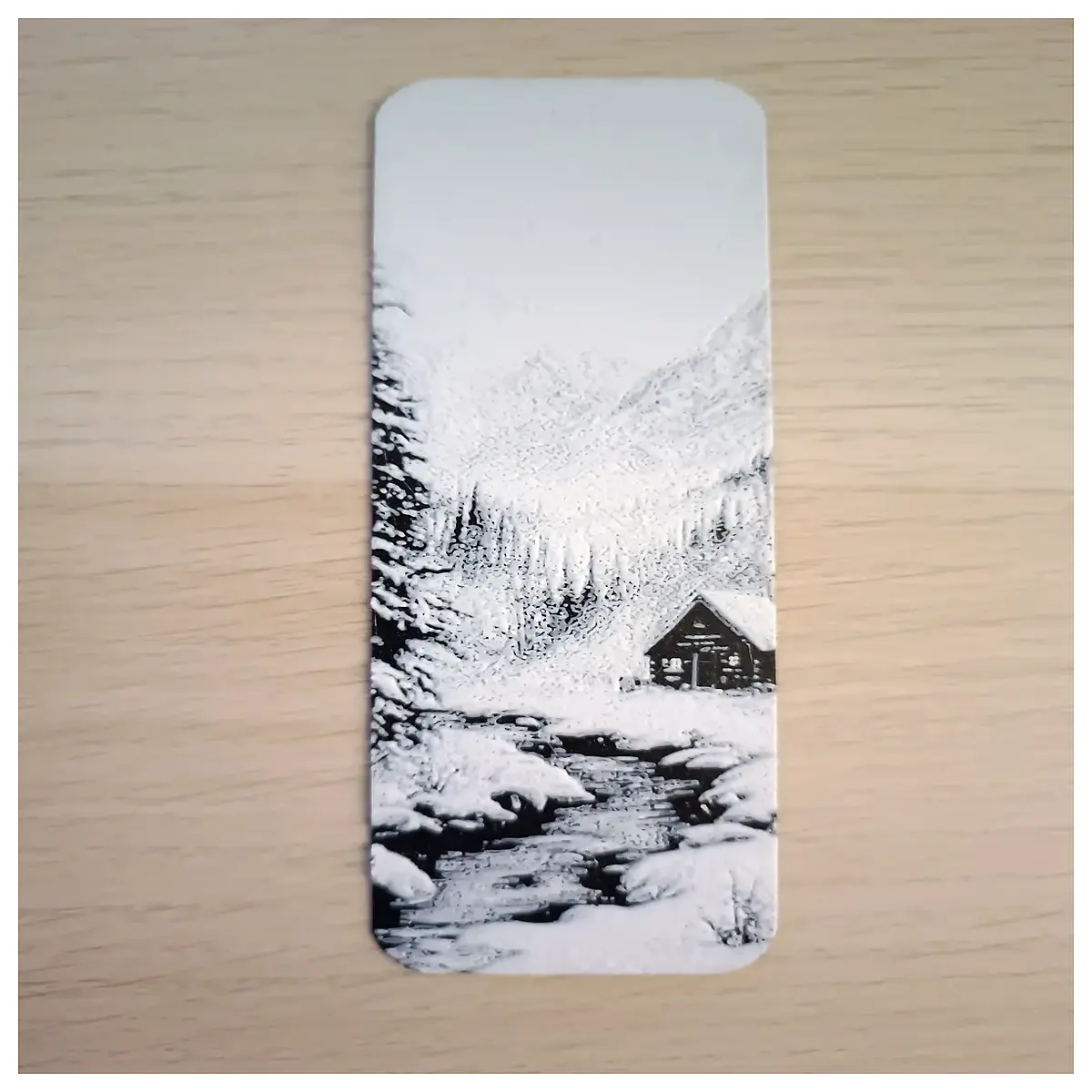 cute snowman bookmark for winter reading cozy cabin aesthetic stationery holiday gift idea for book lovers paper clip marker