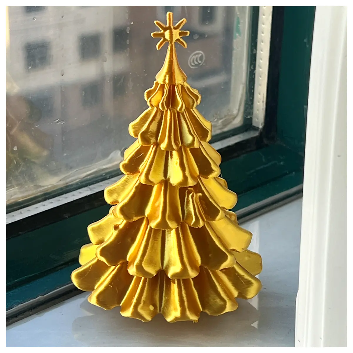 gold christmas tree decoration elegant tabletop mini pine with glittering ornaments for holiday home decor