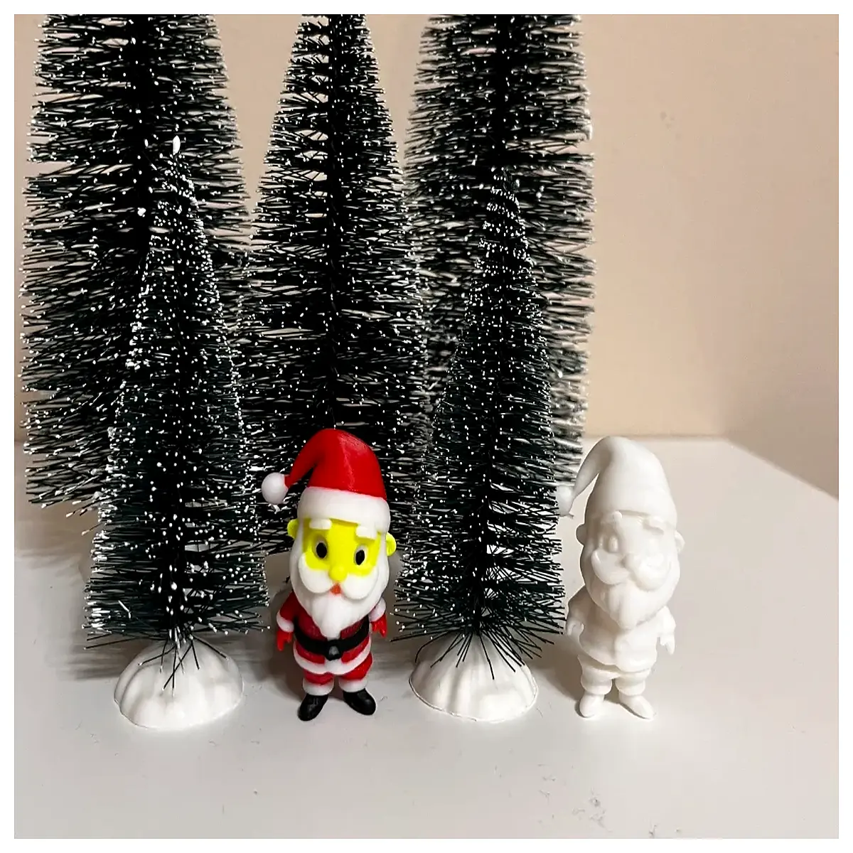 moving santa claus figure animated holiday decor