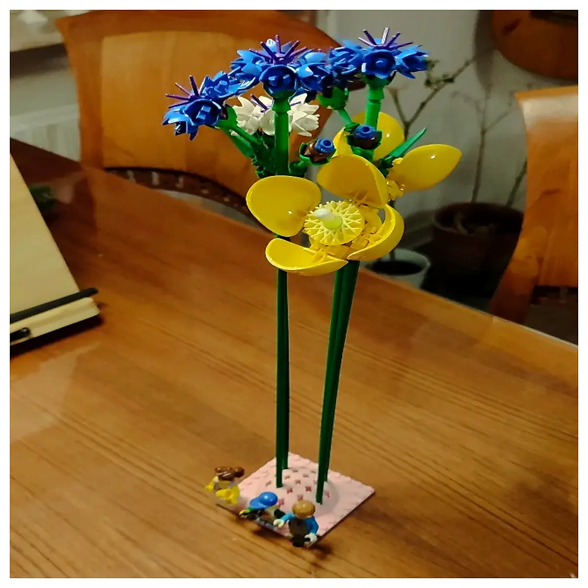 diy building block flower pot brick planter for desk succulent cactus container modular plastic gardening toy gift