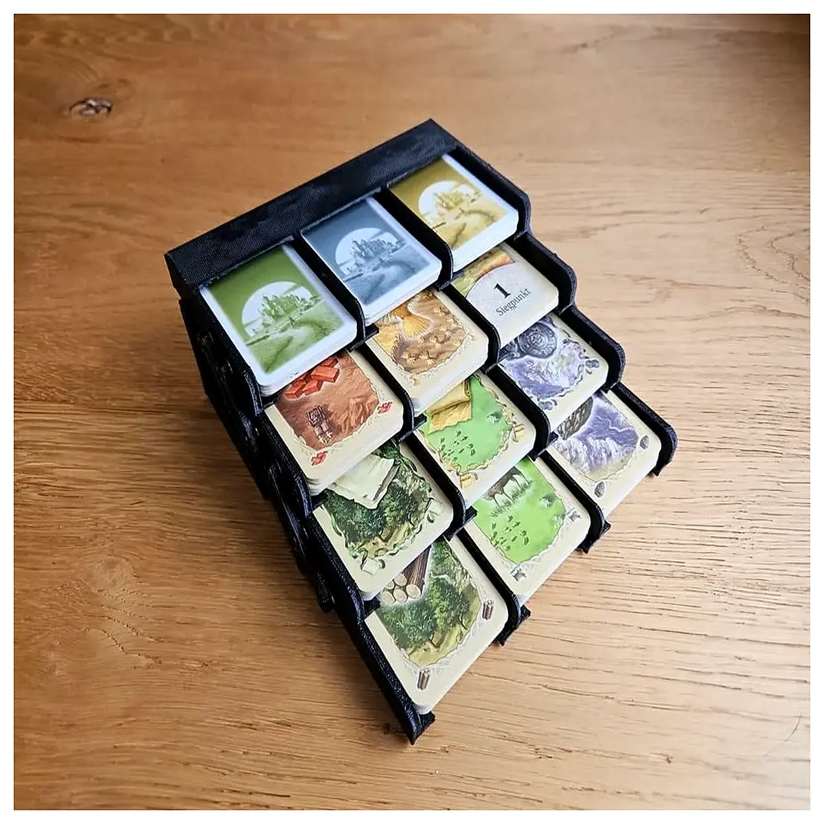 catan city knights card holder organizer tray board game accessory storage