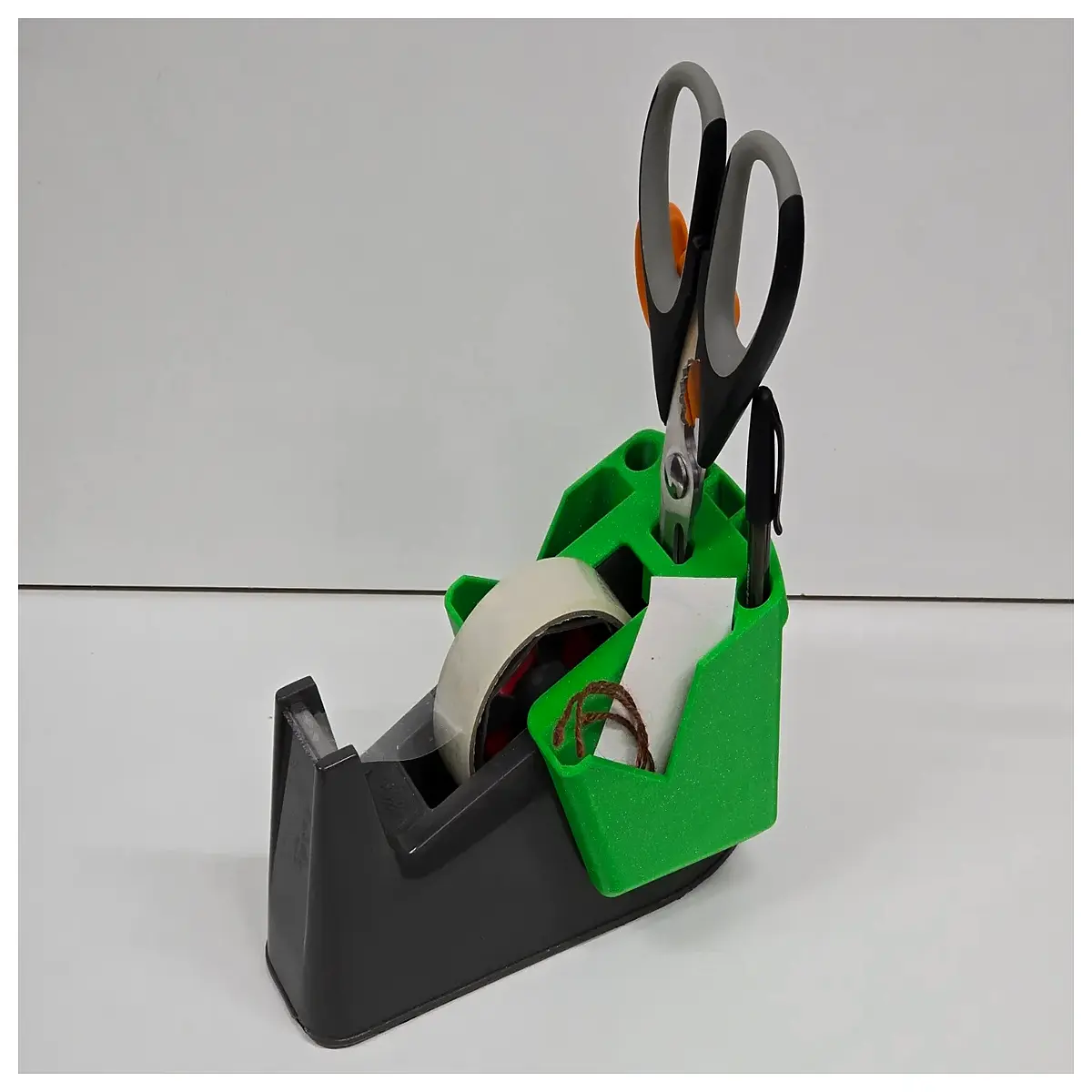 desk tape dispenser organizer roll holder stationery storage desktop tidy