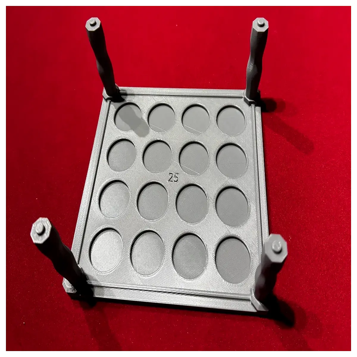 25mm mini stackable parts tray 40k capacity small component organizer bins for electronics workshop storage