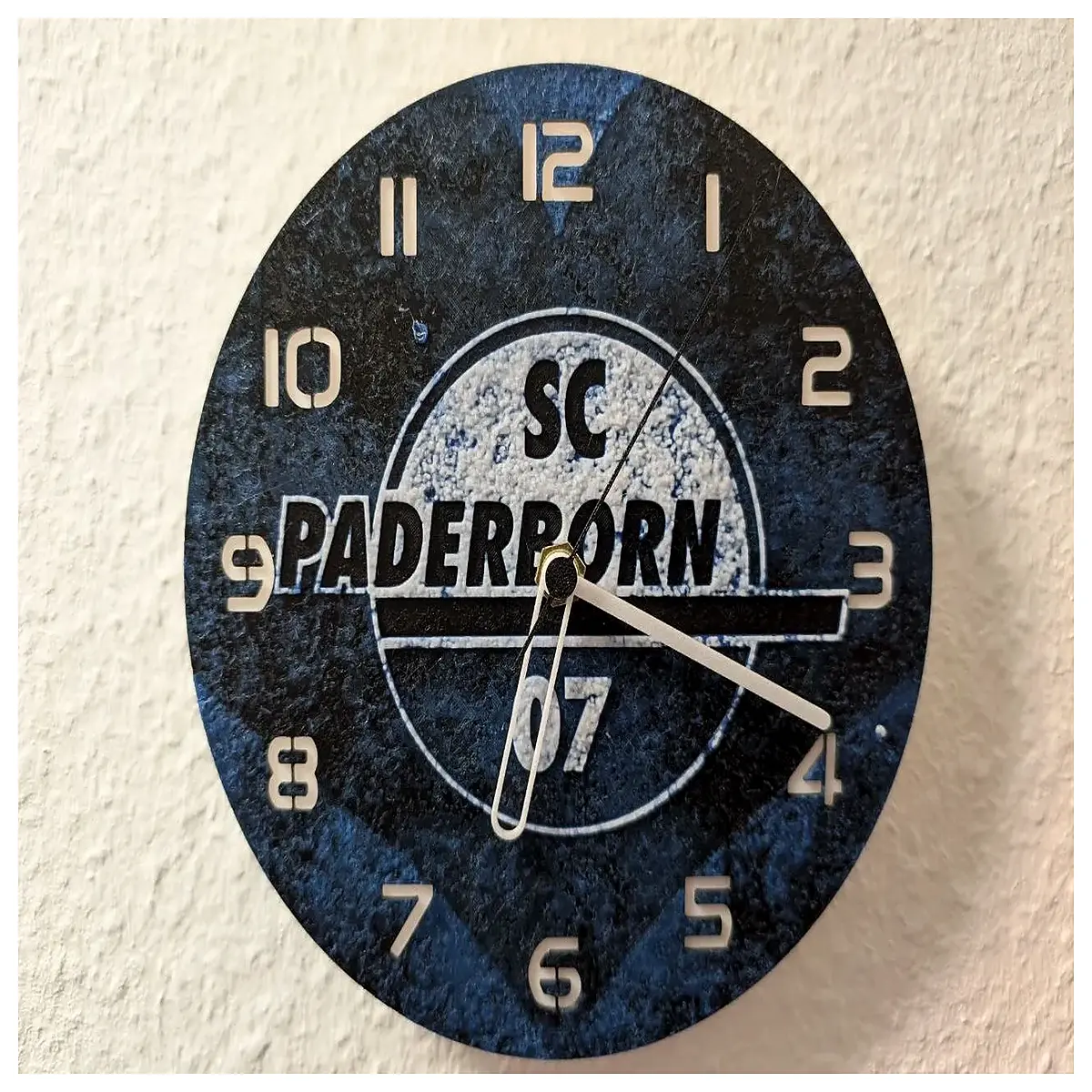 sc paderborn wall clock team sports decor