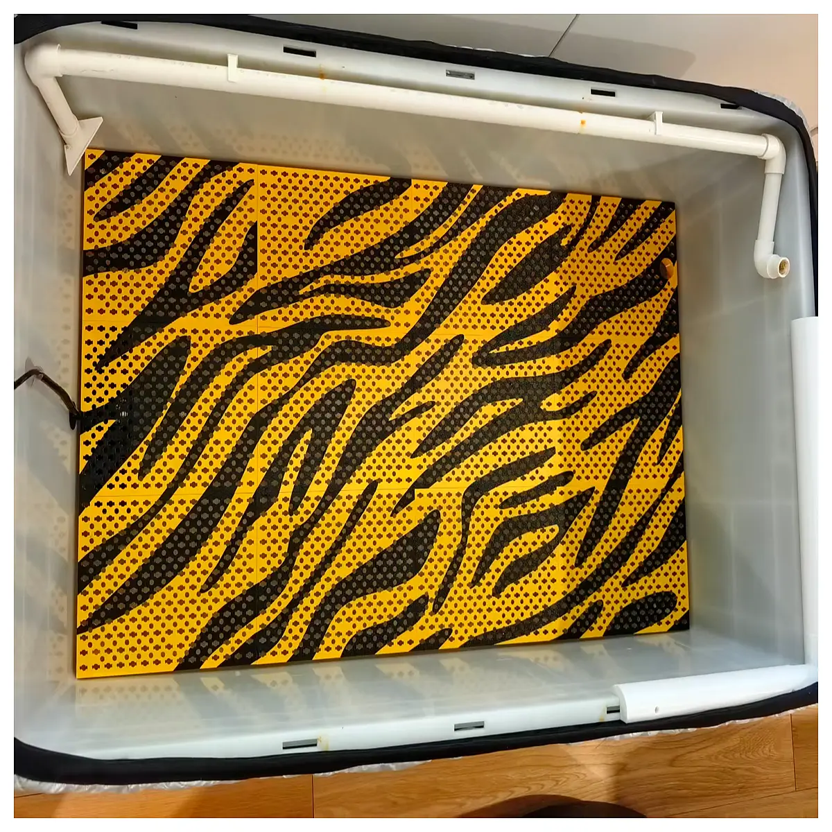 v20 sump filter plate tank bottom filtration aquarium drainage grid plastic crate base separator