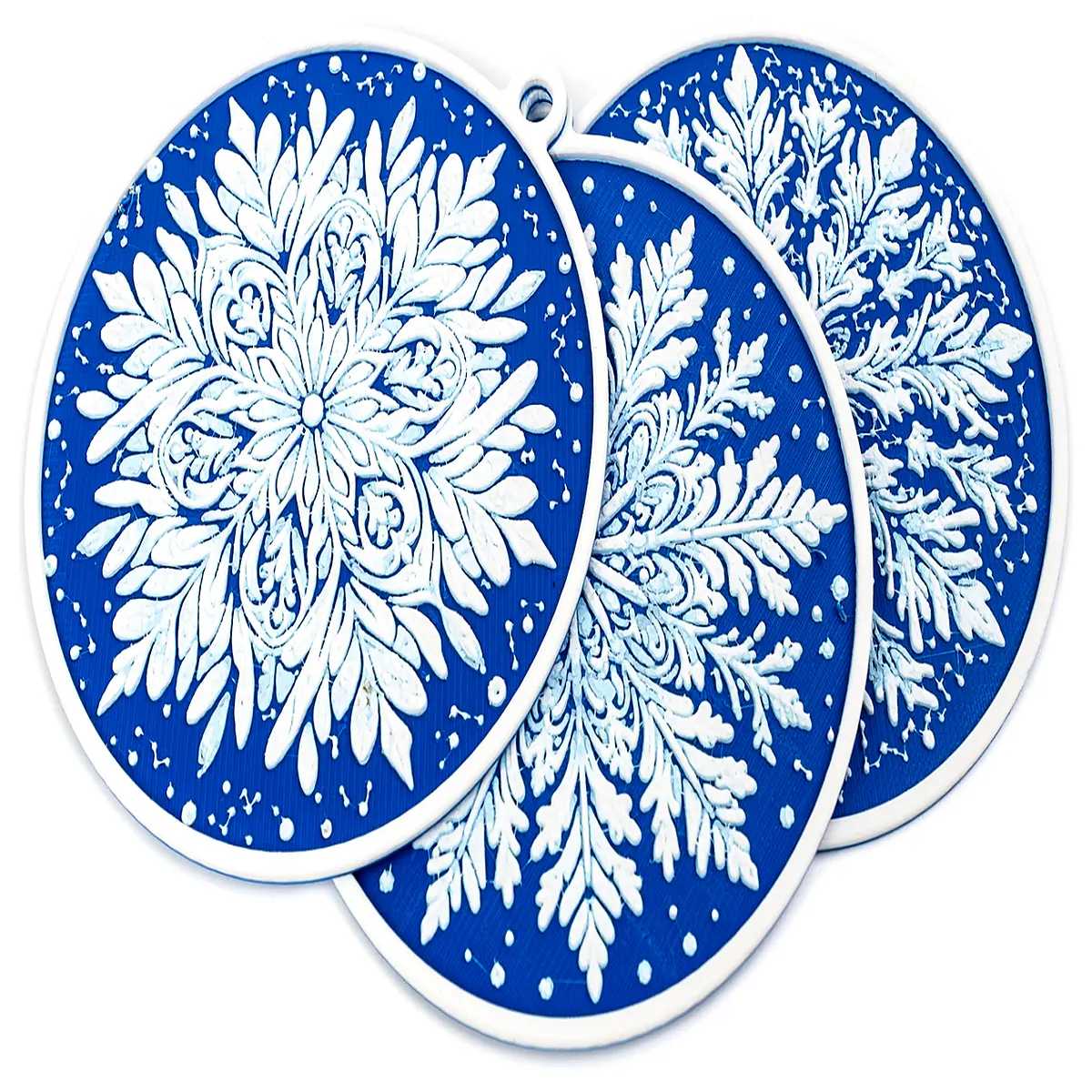 snowflake ornaments for christmas tree winter window decals holiday party decorations
