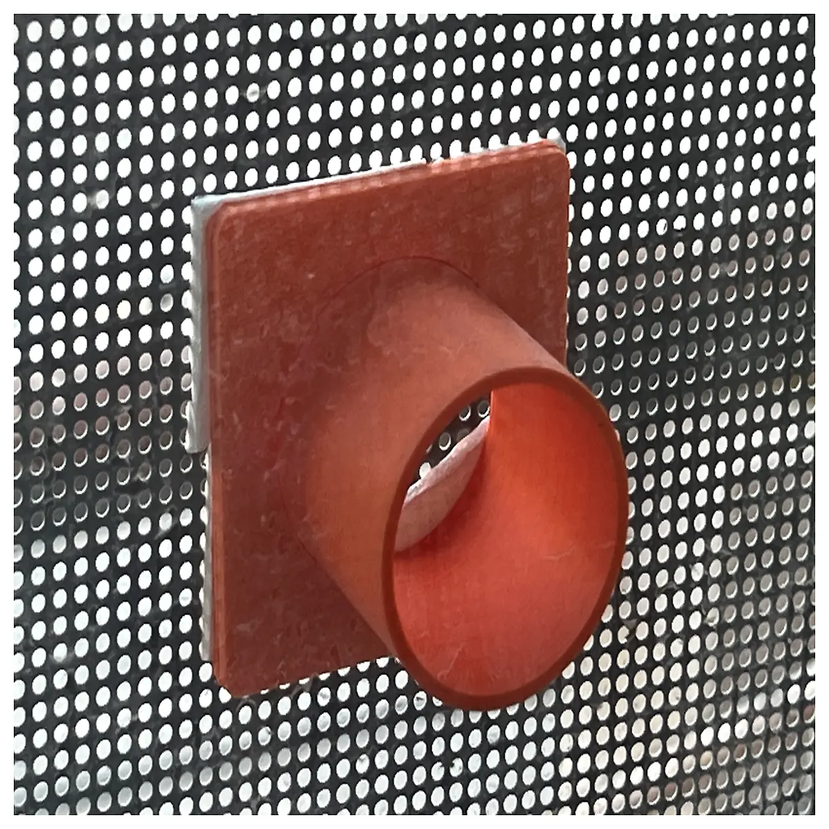 30mm exhaust pipe mesh screen clip holder for ventilation ducts anti window guard adhesive mounting bracket