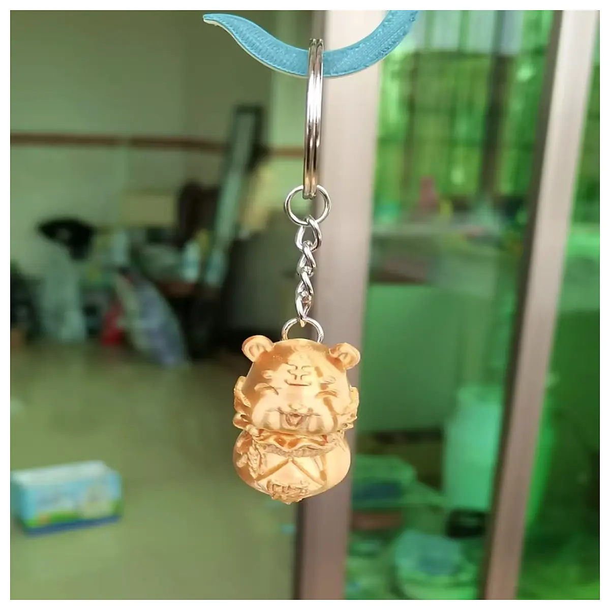 xiaonaoxu keychain cute cartoon character bag charm anti lost tag for students