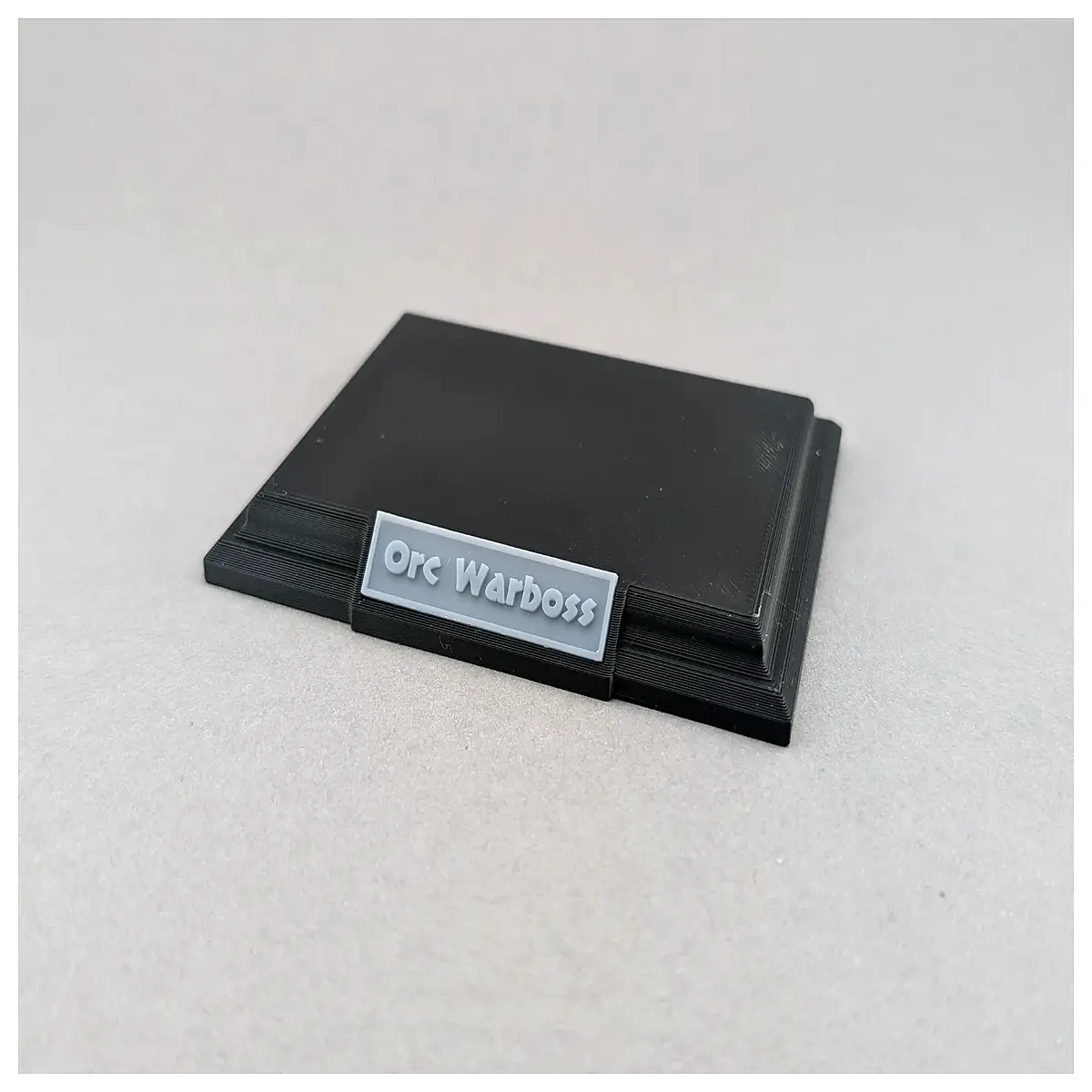miniature diorama base square rectangular for models crafts resin