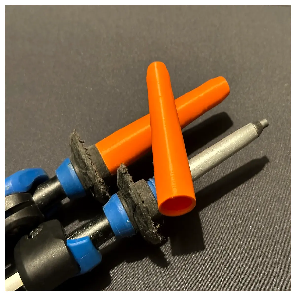 black trail trekking pole tip protectors rubber replacement caps for hiking gear