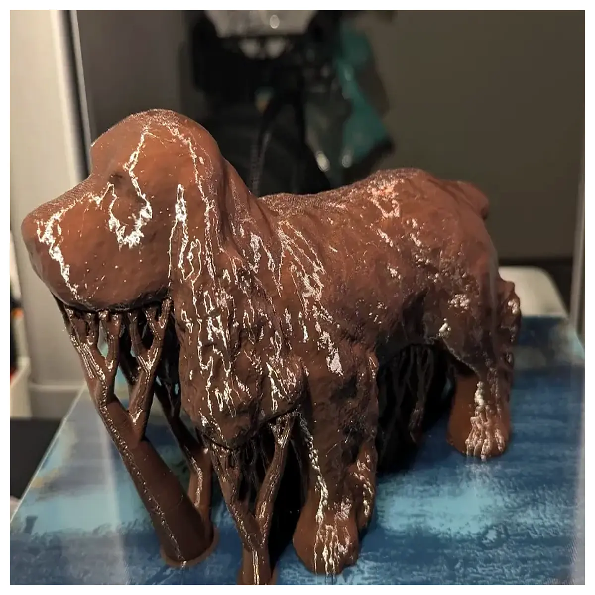 126mm x 200mm cocker spaniel statue figurine home decor garden ornament